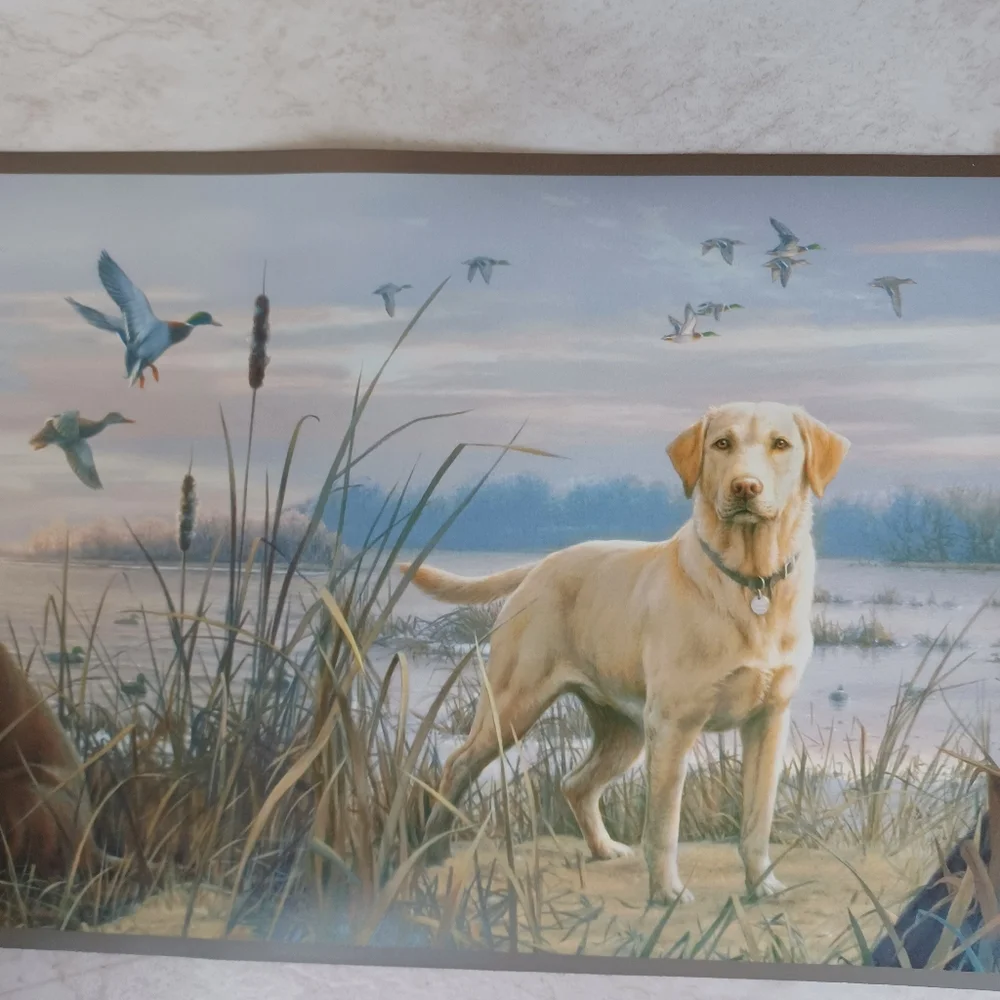 Wallpaper Border Hunting Labador Retrievers - open roll